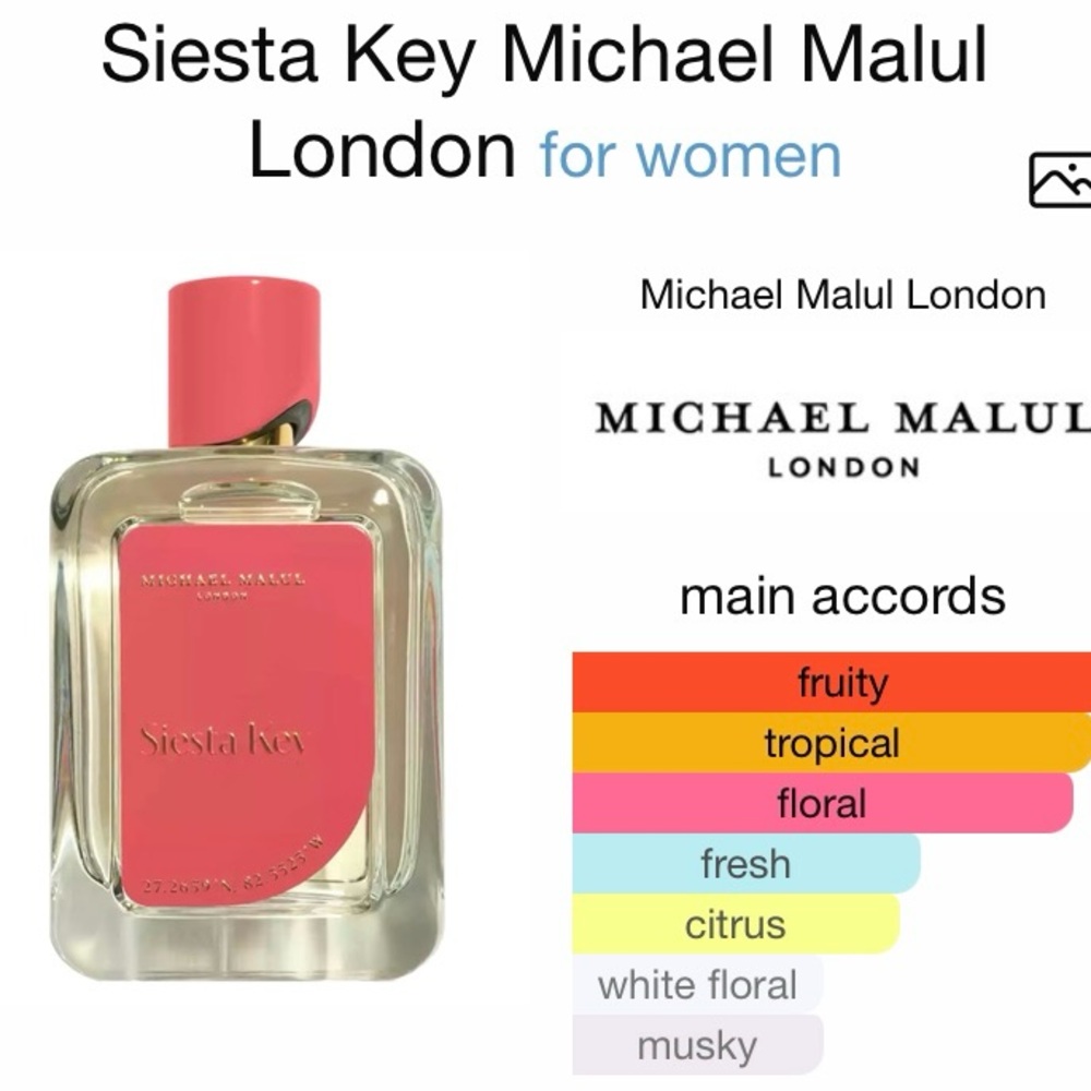 ✨5 for $10✨ Siesta Key by Michael Malul fragrance sample